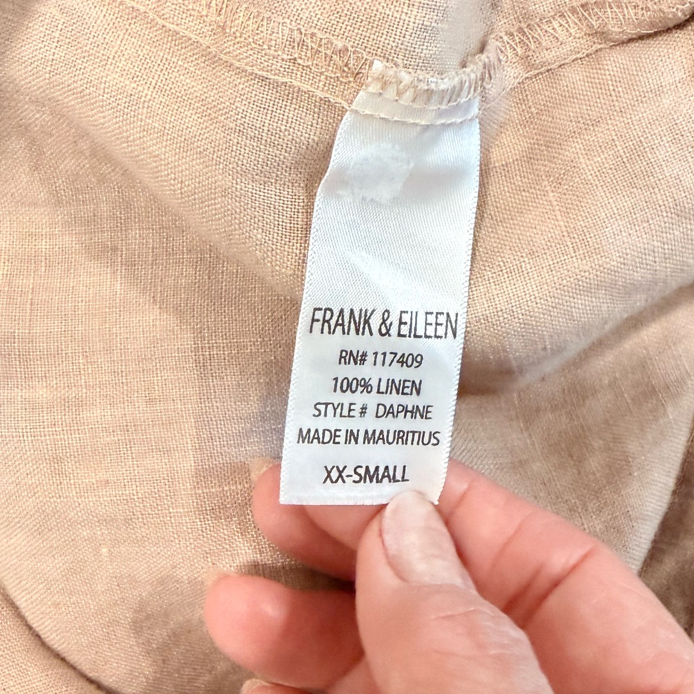Frank & Eileen DAPHNE Sleeveless Popover Dress size XXS - Picture 11 of 11